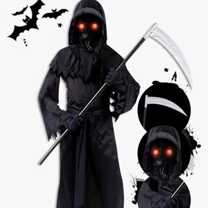 Grim Reaper Costume with Scythe
